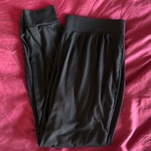 Victoria's Secret Black Ribbed Pants